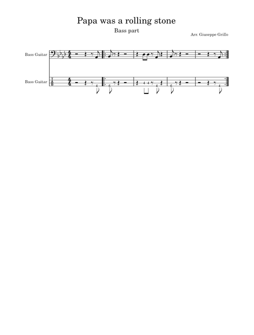 Papa Was A Rollin' Stone – George Michael, The Temptations