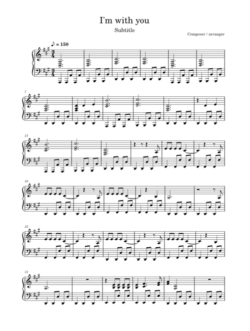 I'm With You – Avril Lavigne I'm with you