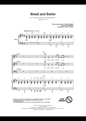 Play Official version of Bread and butter Sheet Music by The