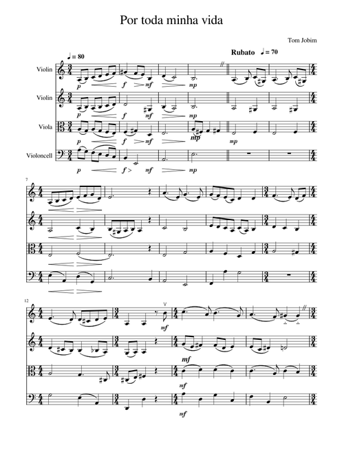 Por toda a minha vida – Antônio Carlos Jobim