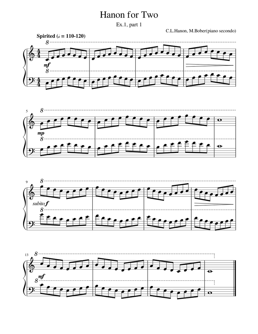 Charles-Louis Hanon - The Virtuoso Pianist: Exercise No. 2 Noten Für