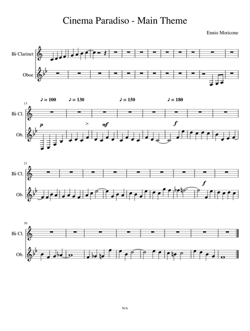 Cinema Paradiso - Main Theme