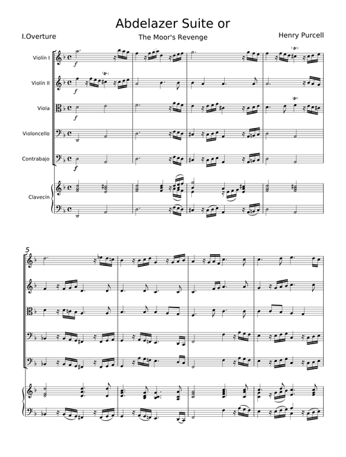 Suite of Abdelazer - Henry Purcell