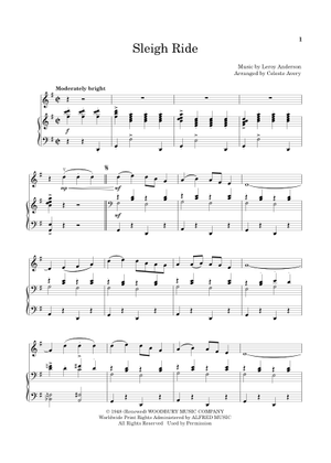 Play Official version of Sleigh Ride Sheet Music by Leroy Anderson for ...