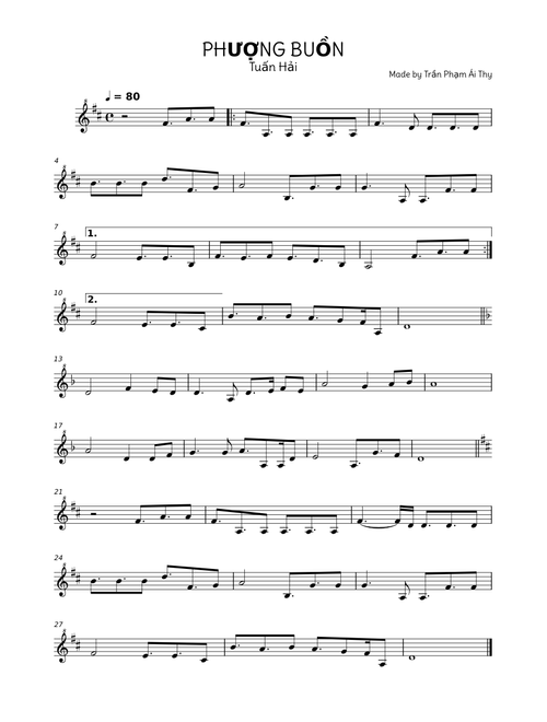 Phượng Buồn – Trần Phạm Ái Thy