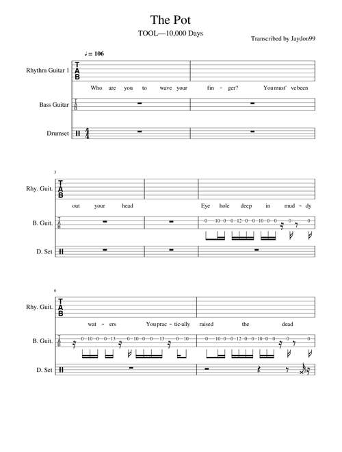 The Pot—Tabs