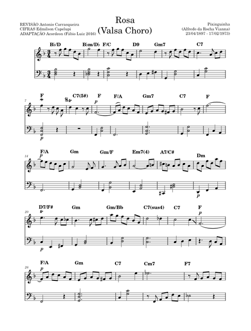 Rosa – Pixinguinha