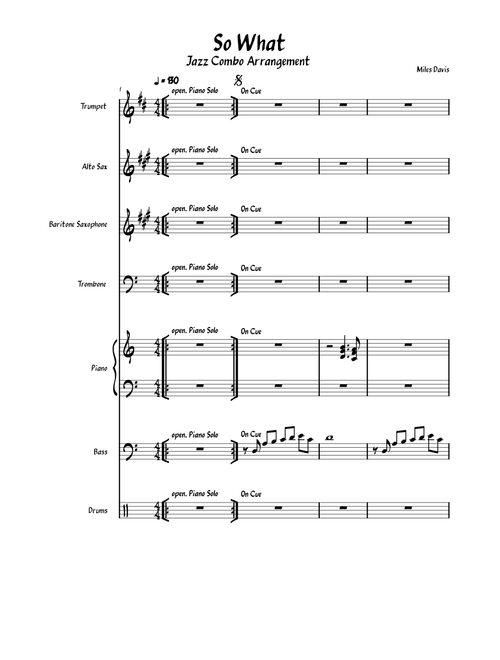 So what – Miles Davis