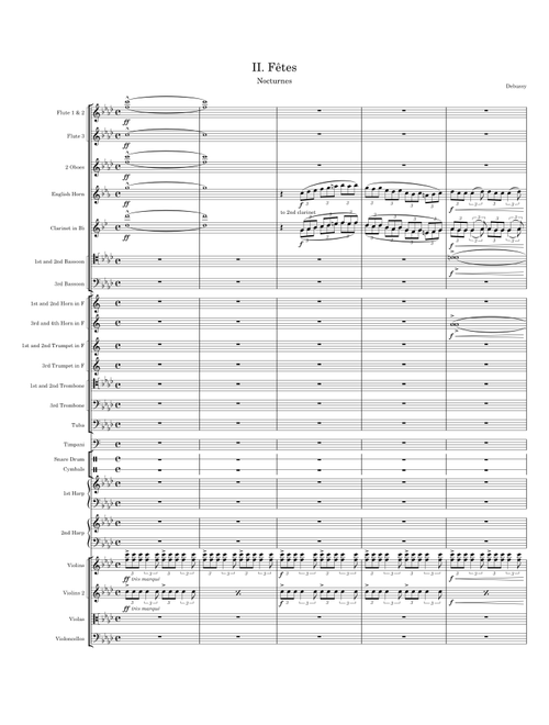Nocturnes – Claude Debussy