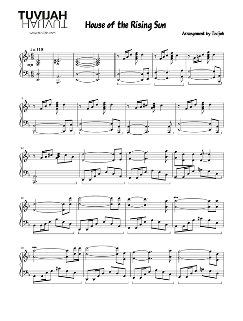 House of the Rising Sun (Arrangement)