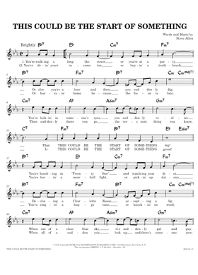 Free Steve Allen sheet music | Download PDF or print on MuseScore.com