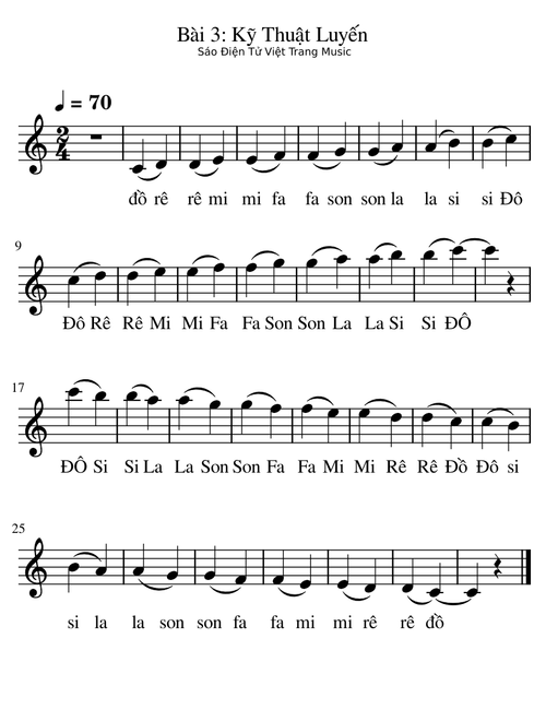 Bài 3 Kỹ Thuật Luyến Sáo Điện Tử Việt Trang Music