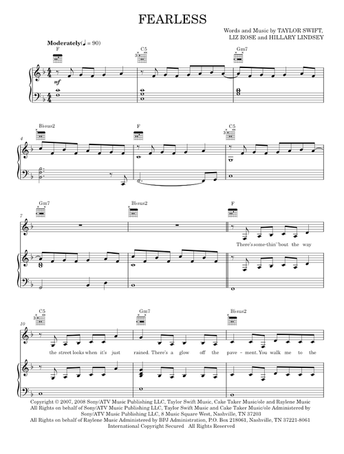 Fearless - Taylor Swift