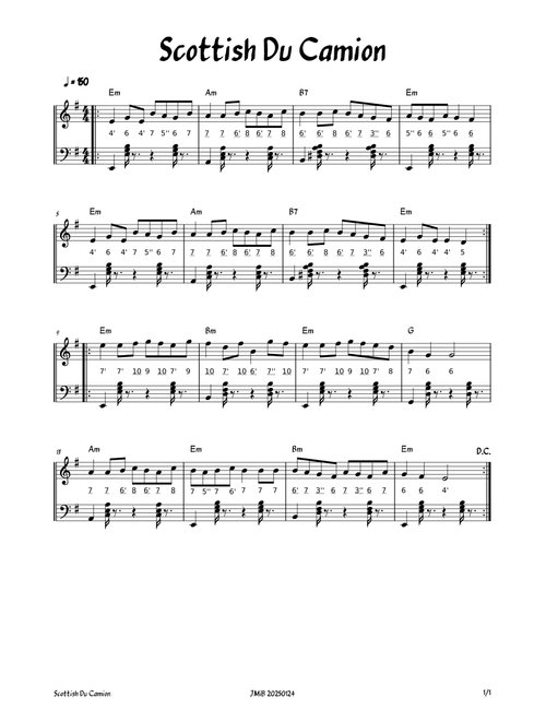 Scottish Du Camion – Trad
