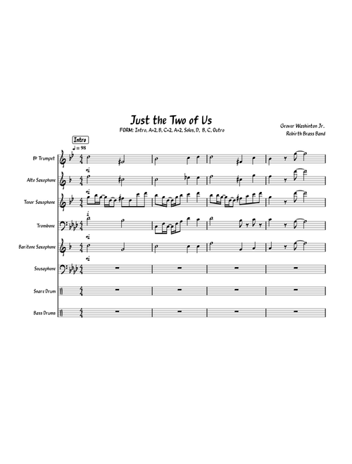 Just the Two of Us – Rebirth Brass Band (BLBB)