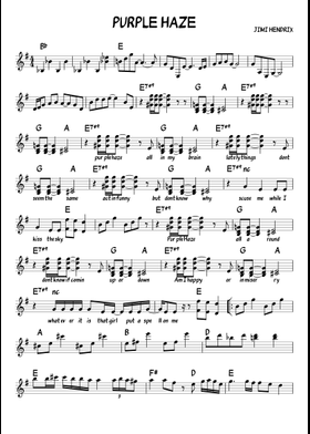 Free Jimi Hendrix sheet music | Download PDF or print on MuseScore.com