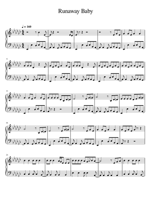 Runaway Baby - Bruno Mars