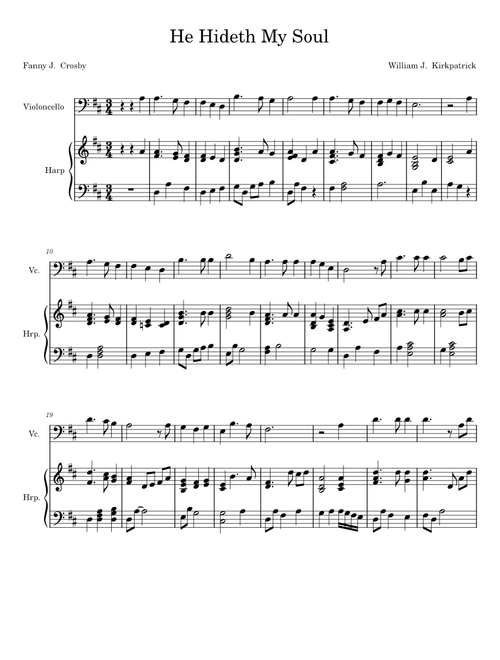 He hideth my soul – William J. Kirkpatrick He Hideth My Soul