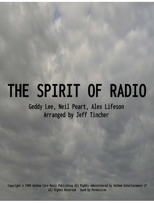 The Spirit Of Radio (Arr. Jeff Tincher) - Rush (Piano Vocal)