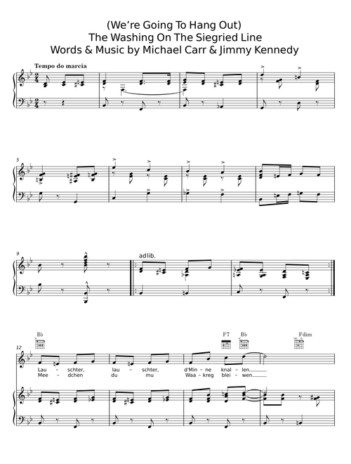 The Washing On The Siegried Line - Gene Autry, Michael Carr