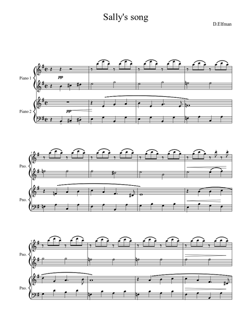 Sally's song