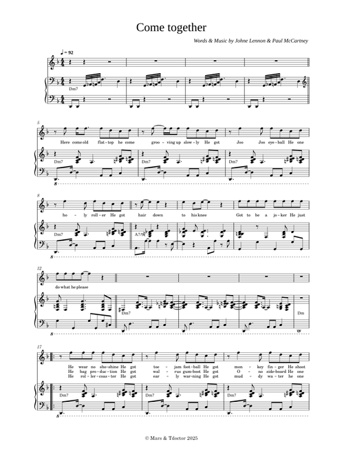 Come together – The Beatles
