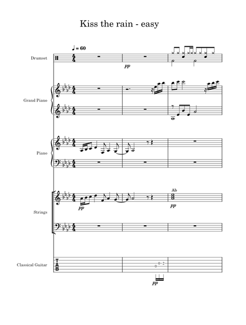 Kiss the Rain – Yiruma - learning in progress