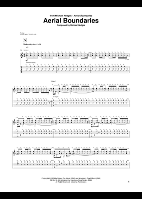 Free Michael Hedges sheet music | Download PDF or print on