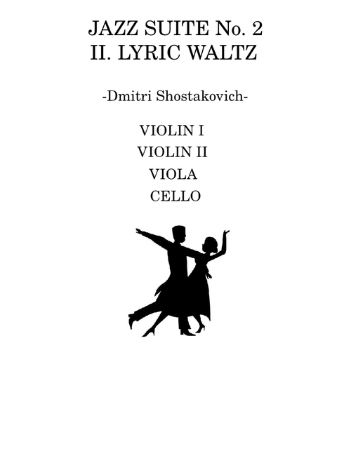 Jazz Suite No.2  II. Lyric Waltz