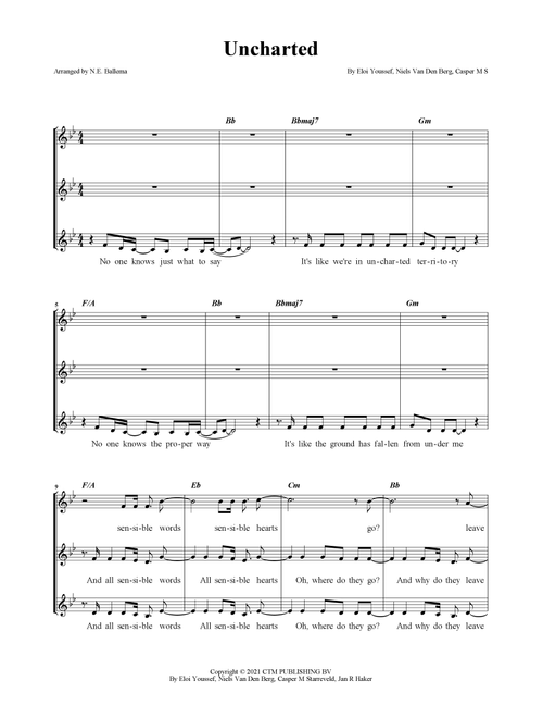Uncharted (Arr. N.E. Ballema) - Kensington (Choral, SSA)