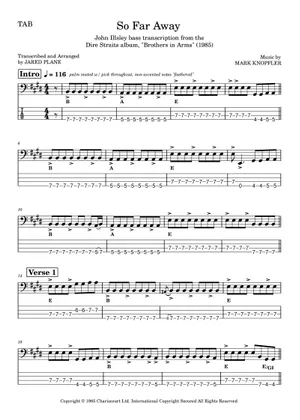 Dire Straits Medley Sheet Music for Trombone, Tuba, Saxophone alto Dire Straits Medley Sheet Music for Trombone, Tuba, Saxophone alto