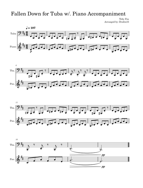 Fallen Down (Reprise) – Toby Fox