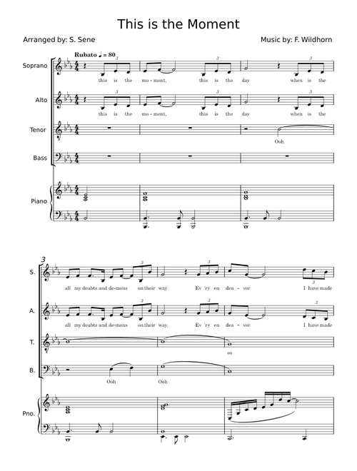 This is the Moment - Frank Wildhorn