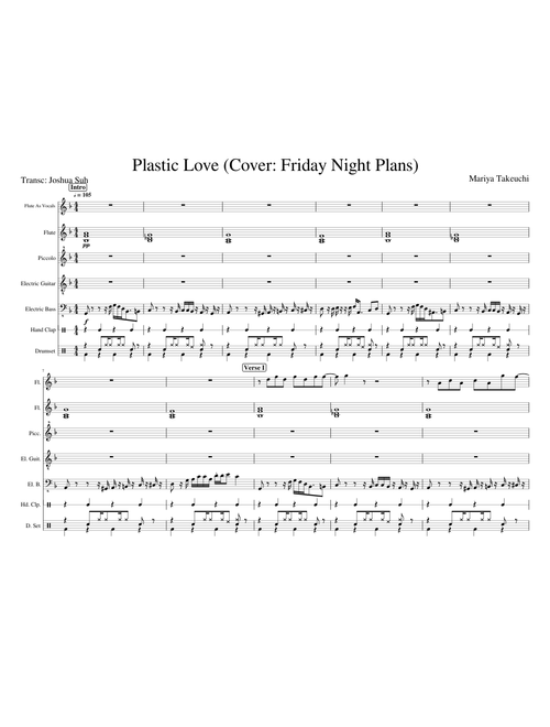 Plastic Love Cover (Friday Night Plans)