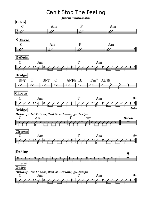 Can't Stop The Feeling – Justin Timberlake Can't Stop The Feeling