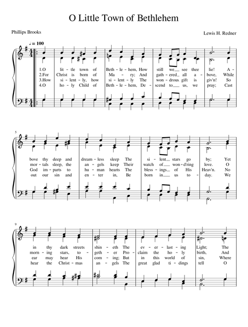 434 O Little Town of Bethlehem
