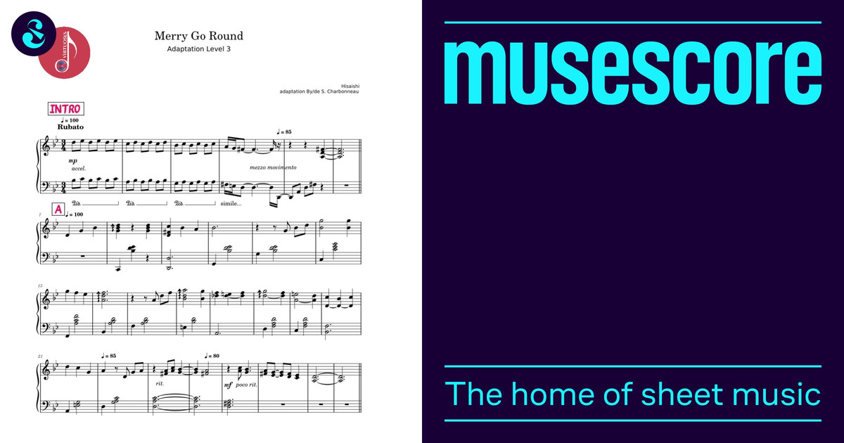 Merry Go Round - Level 3 Sheet Music for Piano (Solo) | MuseScore.com