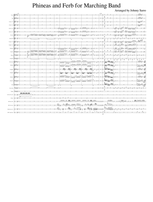Phineas and Ferb for Marching Band