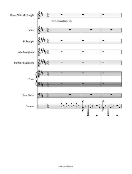 olly murs dance with me band arrangement