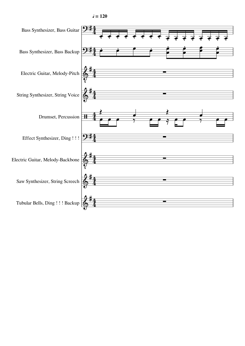 X-Men Theme (90's Cartoon Theme) Sheet music for Guitar, Bass guitar, Drum group, Strings group & more instruments (Mixed Ensemble) X-Men Theme (90's Cartoon Theme) Sheet music for Guitar, Bass guitar, Drum group, Strings group & more instruments (Mixed Ensemble)