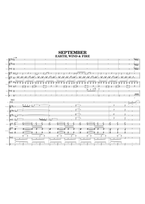 Play Official version of September Sheet Music by Earth, Wind & Fire ...