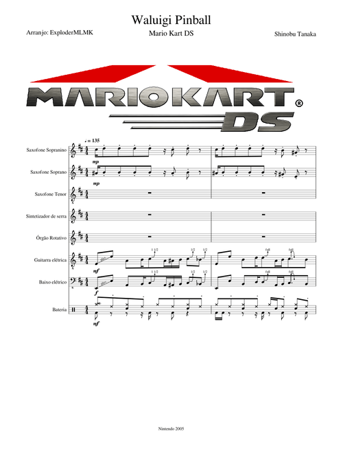 Waluigi Pinball - Mario Kart DS
