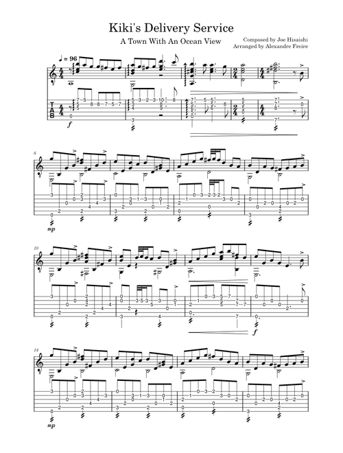 A town with an ocean view – Joe Hisaishi