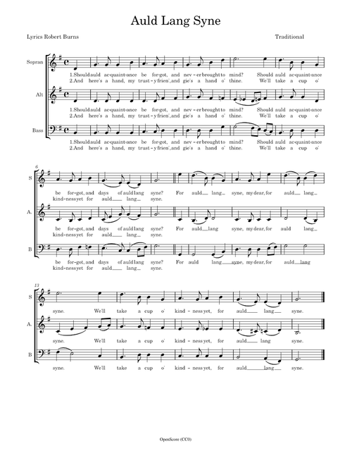 Auld Lang Syne – Traditional Scottish Folk Tune