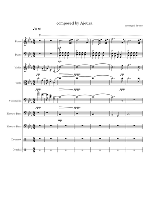 The SCP Foundation Main Theme – Ajoura Sheet Music for Piano (Solo ...