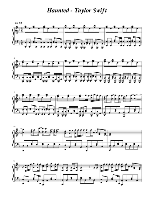 Haunted - Taylor Swift