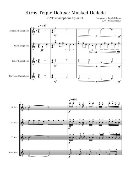 Masked Dedede Theme – Jun Ishikawa - Simplified