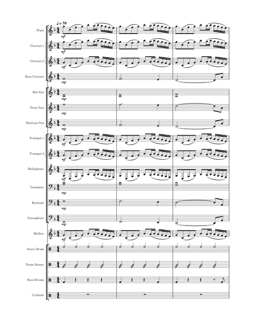 Making Love Out of Nothing at All – Marching Band - Jim Steinman