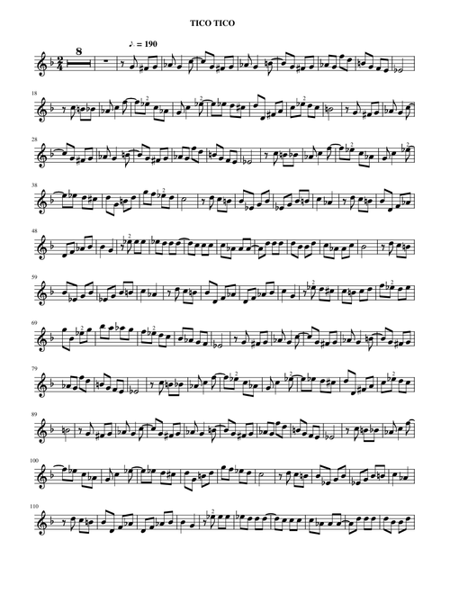TICO TICO trumpet