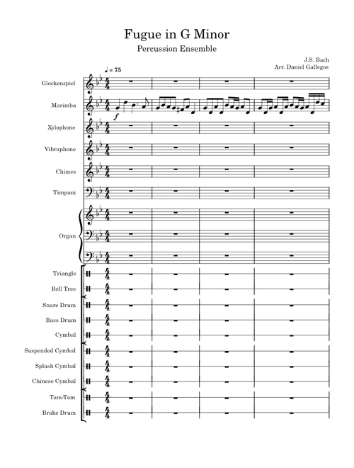 Little Fugue in G Minor BWV 578 – Johann Sebastian Bach
